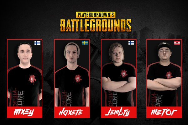 thegorillacore's tweet image. Do you know our PUBG beasts? Our squad won @pubgonline Showdown Series three time in a row and they are going hard!