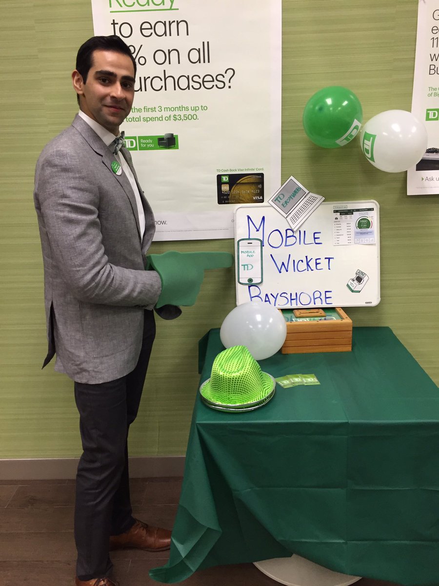 JustinManuel_TD's tweet photo. At Bayshore Mall? Get back to shopping quicker by using their #MobileWicket #Digital30in30 23/30 @AndrewP_TD @TaraLynnH_TD @JennAuld https://t.co/bLBiSJfKPn