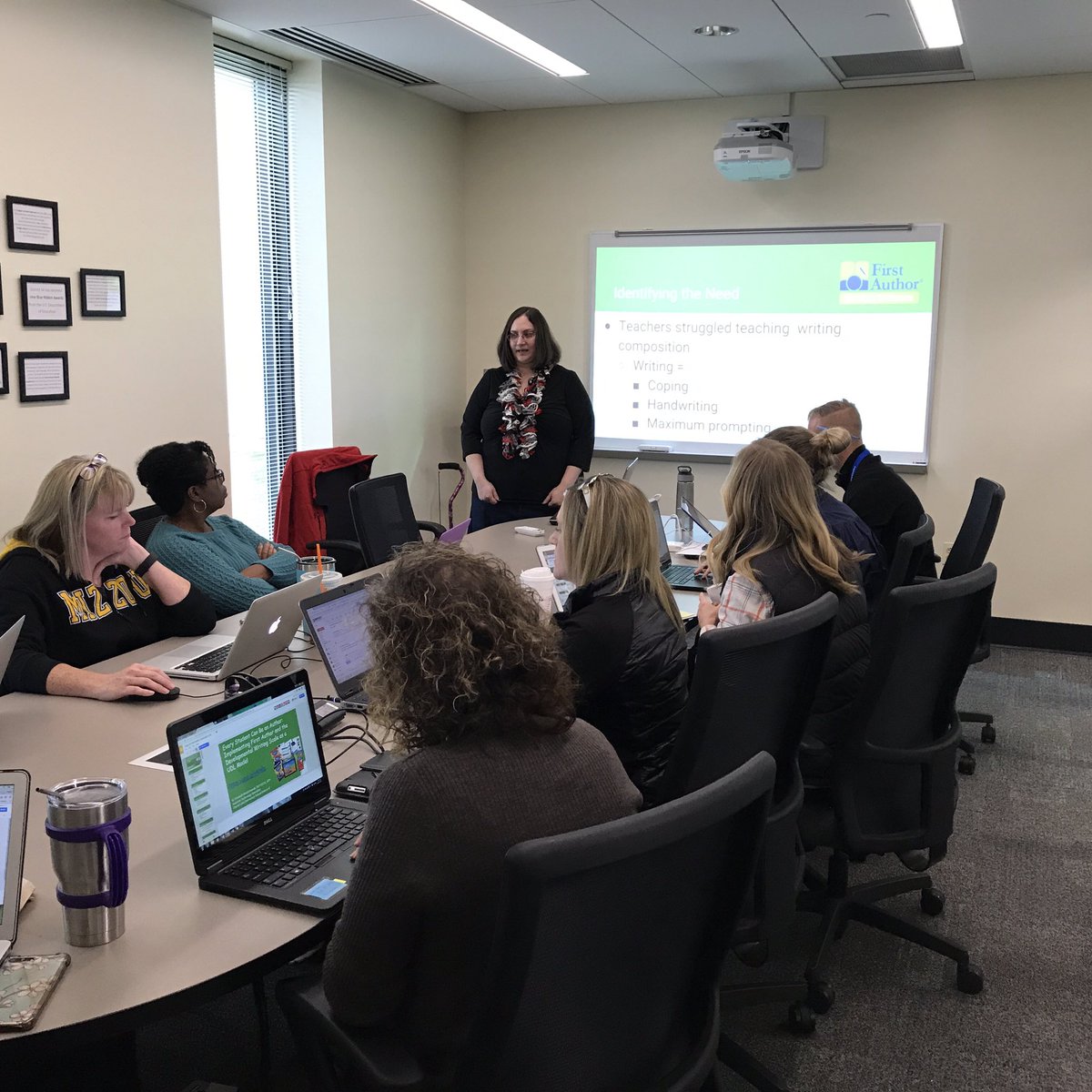 EAWlodz's tweet photo. Shared D47's model of implementing @DonJohnstonInc FA writing curriculum &amp; @JanetSturm  Developmental Writing Scale w/Infinitec North #D47AT https://t.co/kYH2fJxfUO