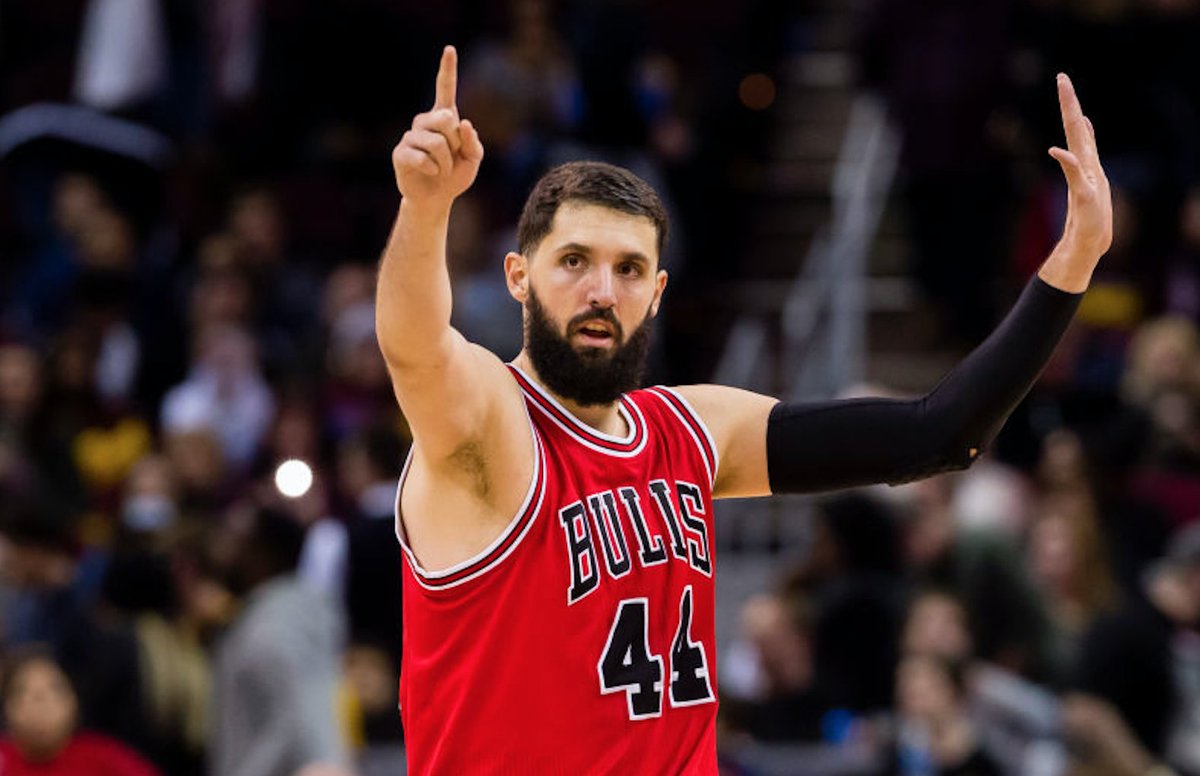BleacherReport's tweet photo. Nikola Mirotic prefers a trade out of Chicago if the team keeps Bobby Portis, per @vgoodwill https://t.co/Xrd5JqDPqT https://t.co/ge51uztAxd
