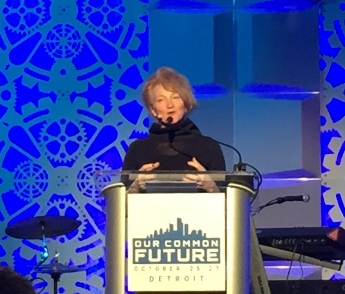 Lynseywj's tweet image. &quot;Gravity of this moment in nonprofit sector. Get intentionality &amp;amp;wholeness into the base of what we do&quot;. -Krista Tippett #CommonFuture2017