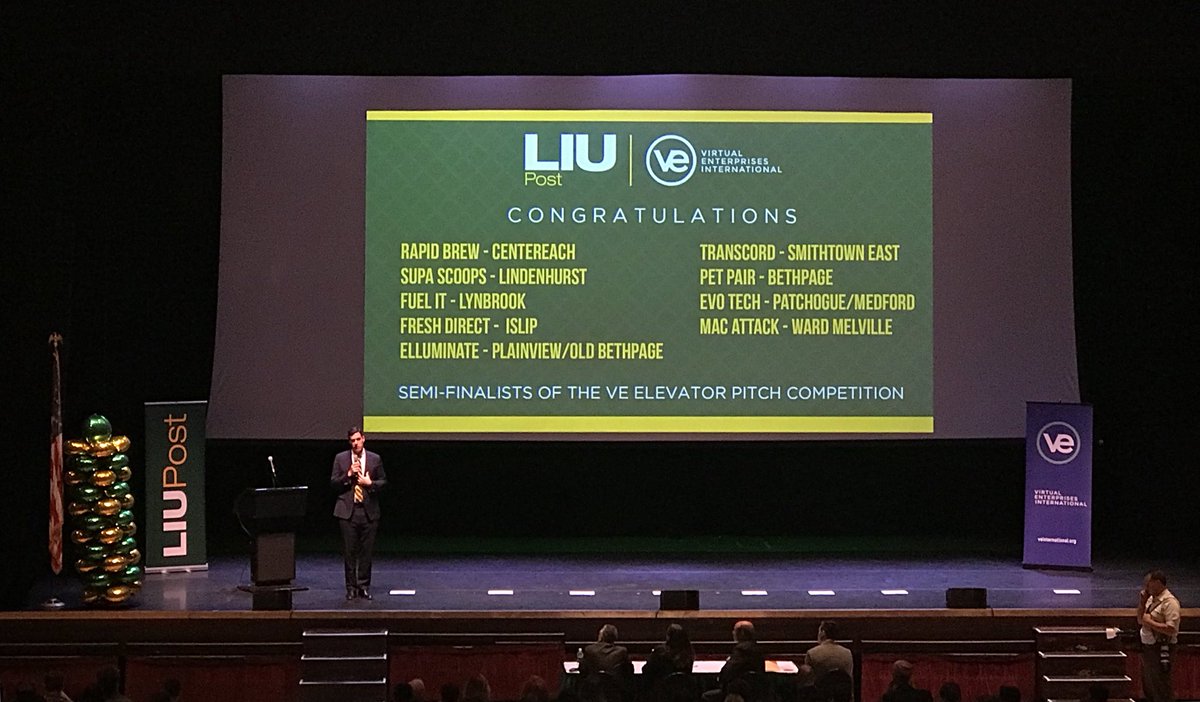SuppliVEI's tweet photo. Congrats to the Semi-finalists and the Top 3 companies at the LIU Post VE Elevator Pitch Competition! #virtualenterprises #LIUPost https://t.co/MqdP7dFtVH