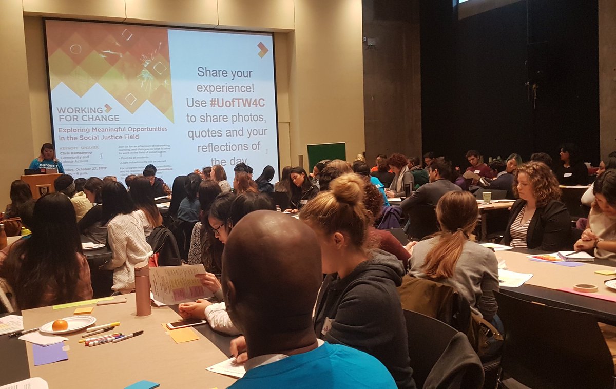 My fave conference of the year! Working for Change  #UofTW4C #uoftcareers