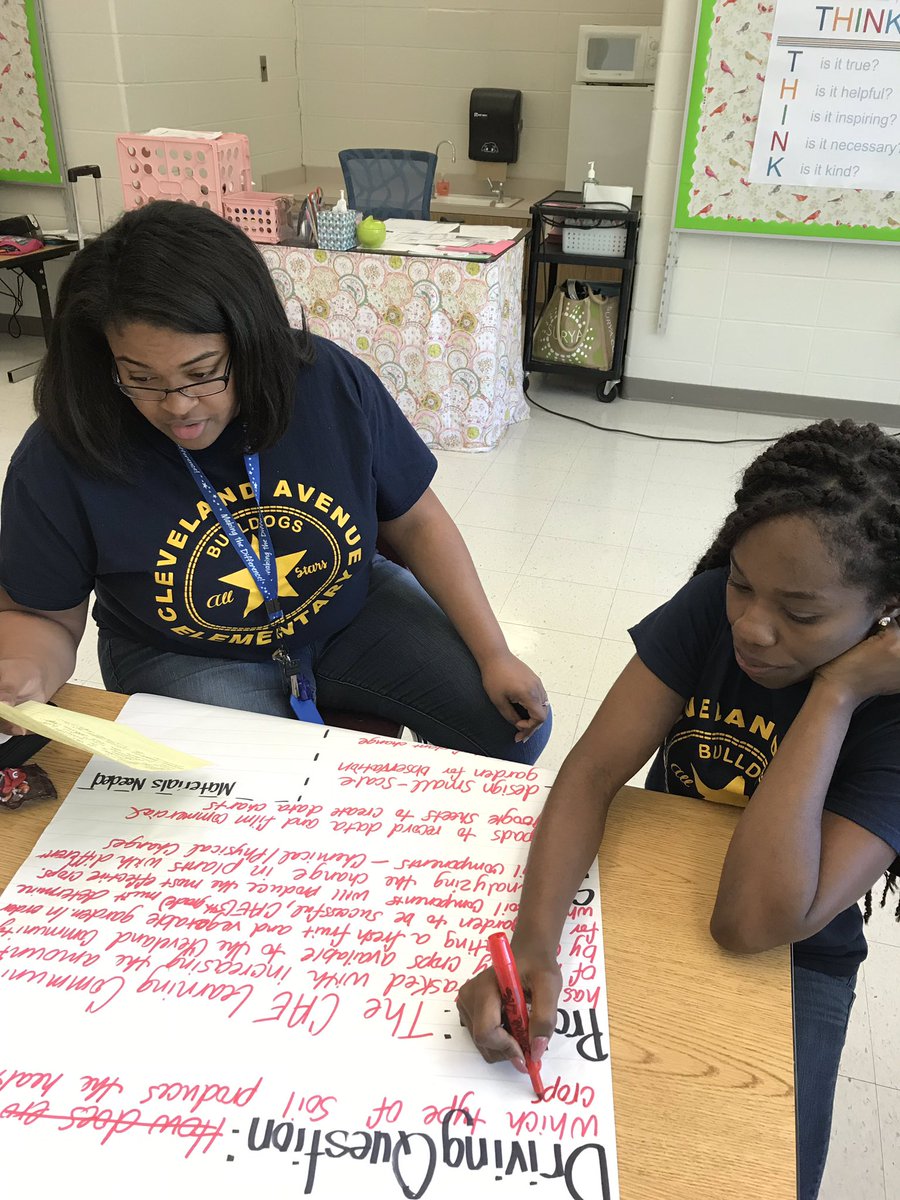 ebonygrace2121's tweet photo. PBL planning at Cleveland. Teamwork
Brainstorming 
Planning 🙌🏾
 @AssocSupBattle @SFreeman_STEM  @TaijuanClayton @klawrence81 @CAE_Principal https://t.co/drvhKn4dhT