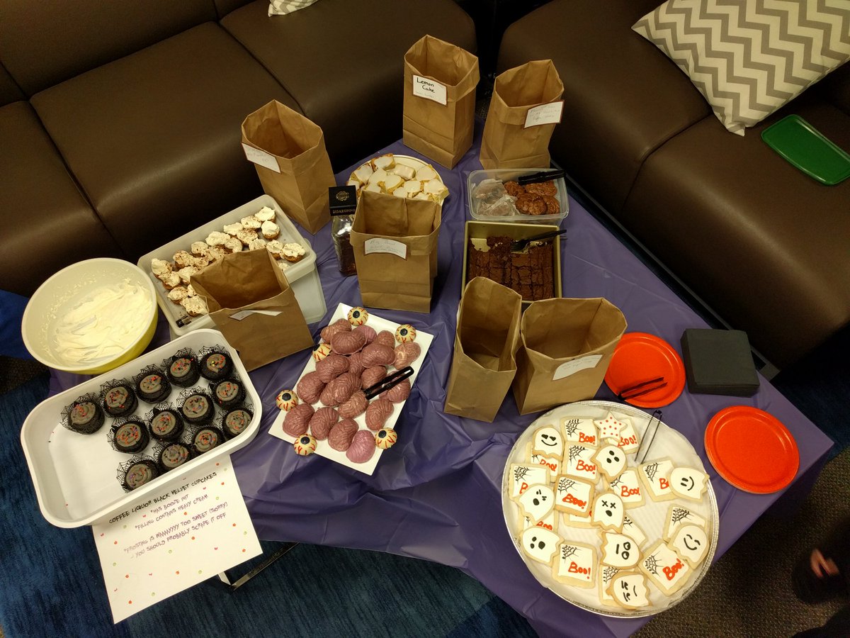 CBI_Pitt's tweet photo. We are having a Halloween bake-off today.  Stop down and have a treat. https://t.co/lIjzbcR8hT