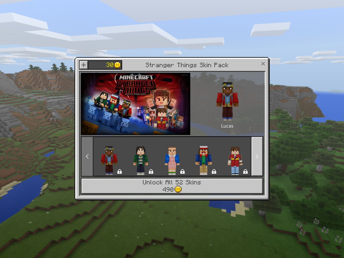 Buy Minecraft Stranger Things Skin Pack