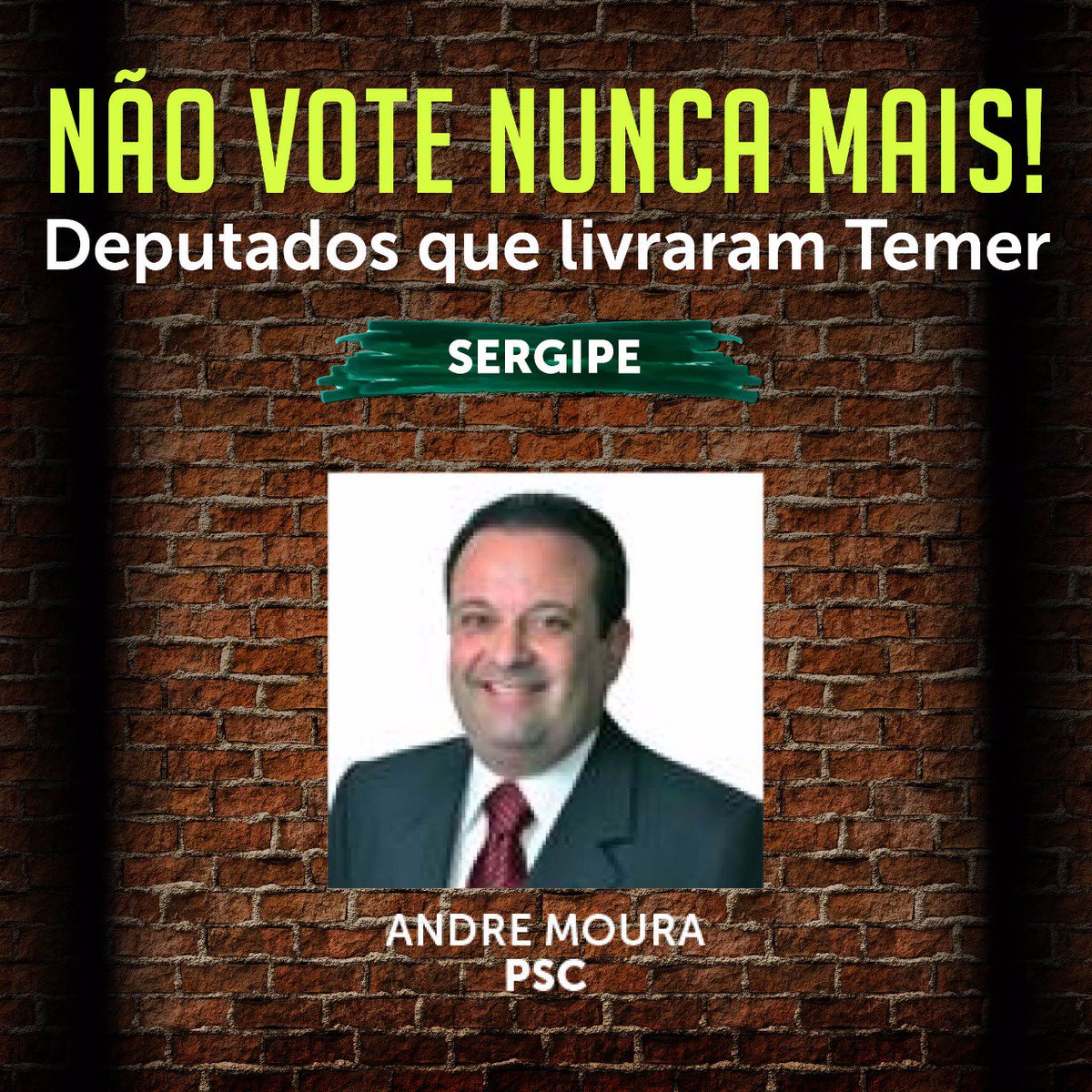 PTnaCamara's tweet photo. Veja o deputado de Sergipe que livrou Temer
Lembrete:bancada toda do @PTnaCamara votou pela investigação #PraSalvarOBrasilForaTemer #LulaDay https://t.co/CEMI3aNbop