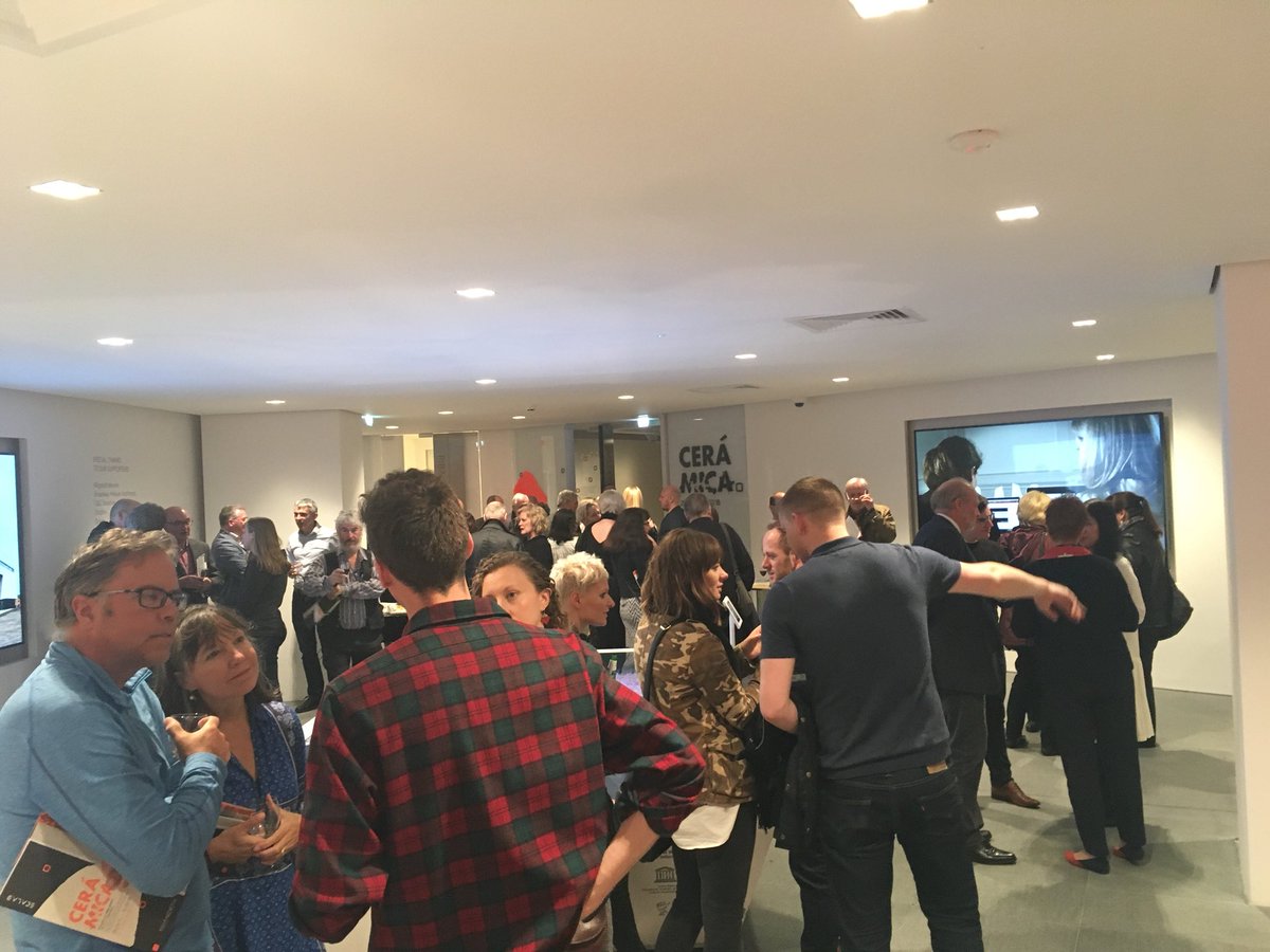 Great launch of <a href="/ECA_lab/">ECAlab</a> exhibition #ceramica <a href="/ribanorth/">RIBA North</a> thank you for your speech <a href="/StuartWalkerUK/">Stuart Walker</a> inspirational as ever