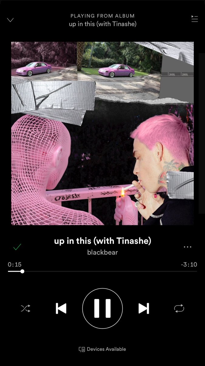 karmaiskay's tweet photo. Ohhh baby, I’m 15 seconds in and I already lost it 😩🙌🏼 @iamblackbear #UpInThis https://t.co/Xa8kU5AVfc