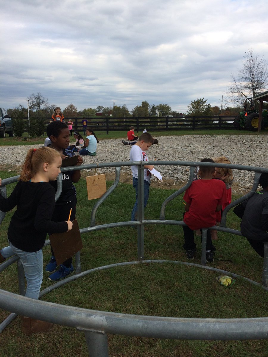 Principal__FES's tweet photo. Geography on the farm! FES making it real #fairdaleworld #jcpsdl https://t.co/b2BMcj6BGg