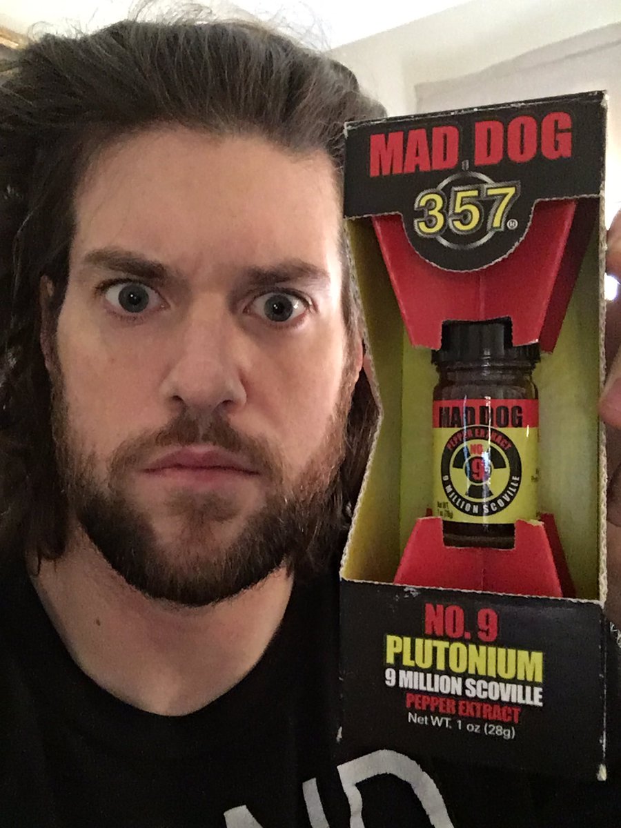 L A Beast Well I M Going To Need To Channel My Inner Spirit Animal For Today S Video Mad Dog 357 Plutonium 9 Million Scoville Hot Sauce T Co Rjix58rbq8