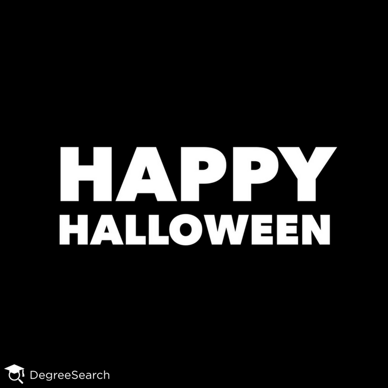 DegreeSearch's tweet photo. Happy #Halloween! #Halloween2017 https://t.co/PP3RgxUYcf
