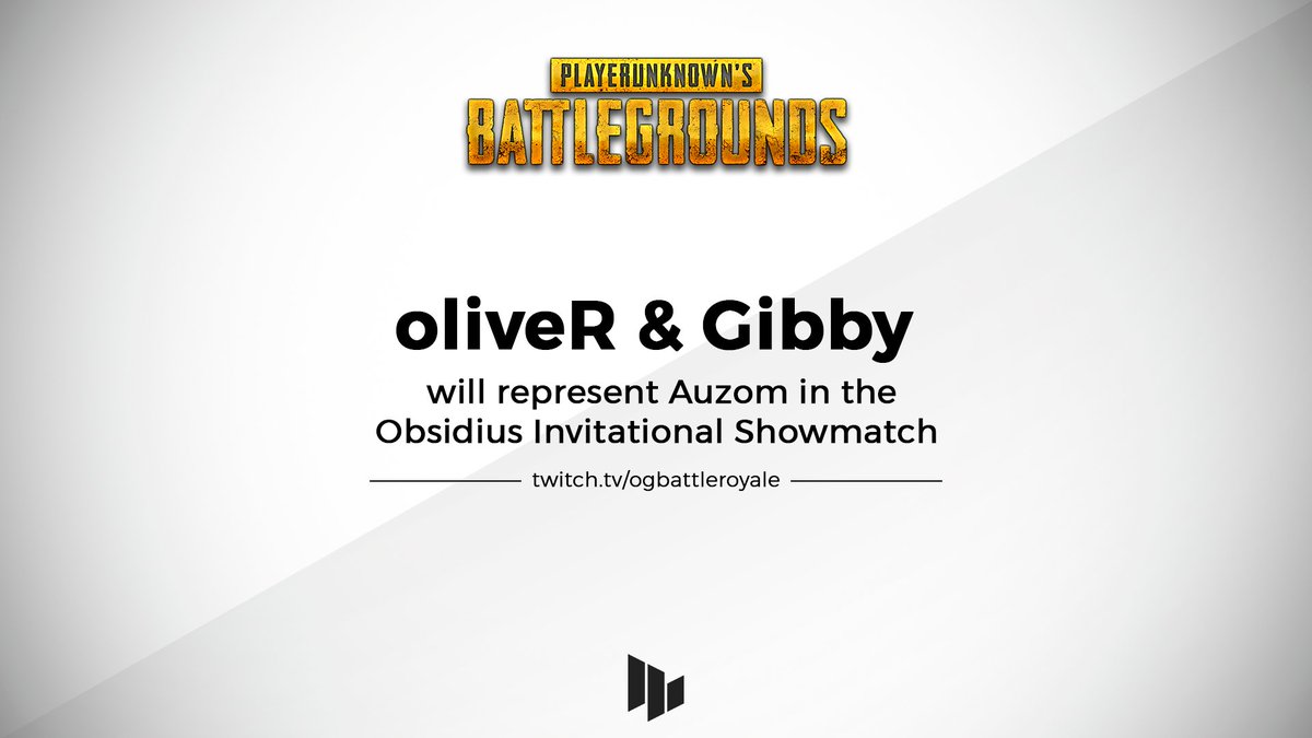 douppi_cs's tweet photo. It's showtime! @auzom_gg will be represented by our player @douppi_oliveR and @GibbyPUBG in the @obsidiusfr Invitational Showmatch! Tune in at https://t.co/ON3QMKBv1q #finland #england #auzom https://t.co/et9PJQJzsh