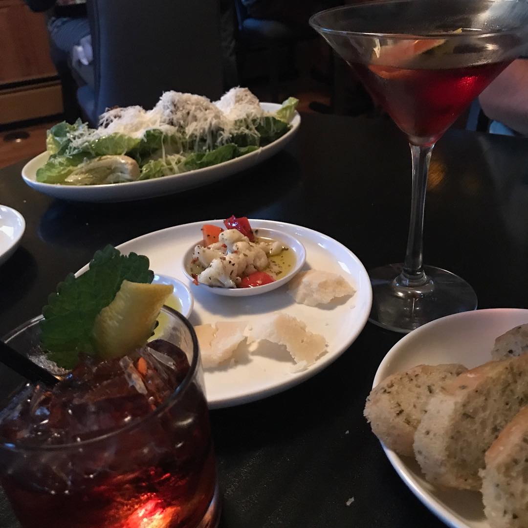 Get your weekend started with a date at #TheRoma. 🍸 | 📷: @cocktailsandgelato | #PortlandMaine #RomaPortland #Cocktails #AmericanItalian