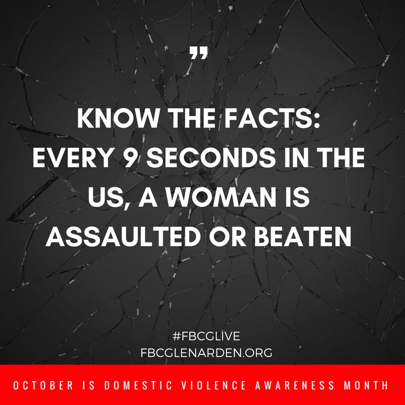 FBCG's tweet photo. Every 9 seconds in the US, a woman is assaulted or beaten. Learn more at https://t.co/T4CalDMZAR. #FBCGLive https://t.co/8cyooj6fiT