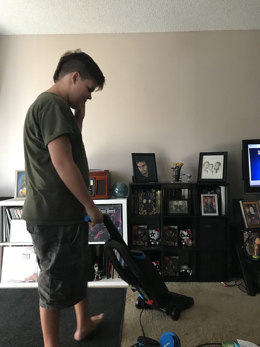 thismommyrocksR's tweet photo. This dude has come a long way from the days when he was so terrified by the vacuum that we couldn’t do it while he was home. Now he cleans the house. ABA works if you work it! #ianmichael #differentnotless #beautifulboy #darlingboy https://t.co/bRUL0YKaFu