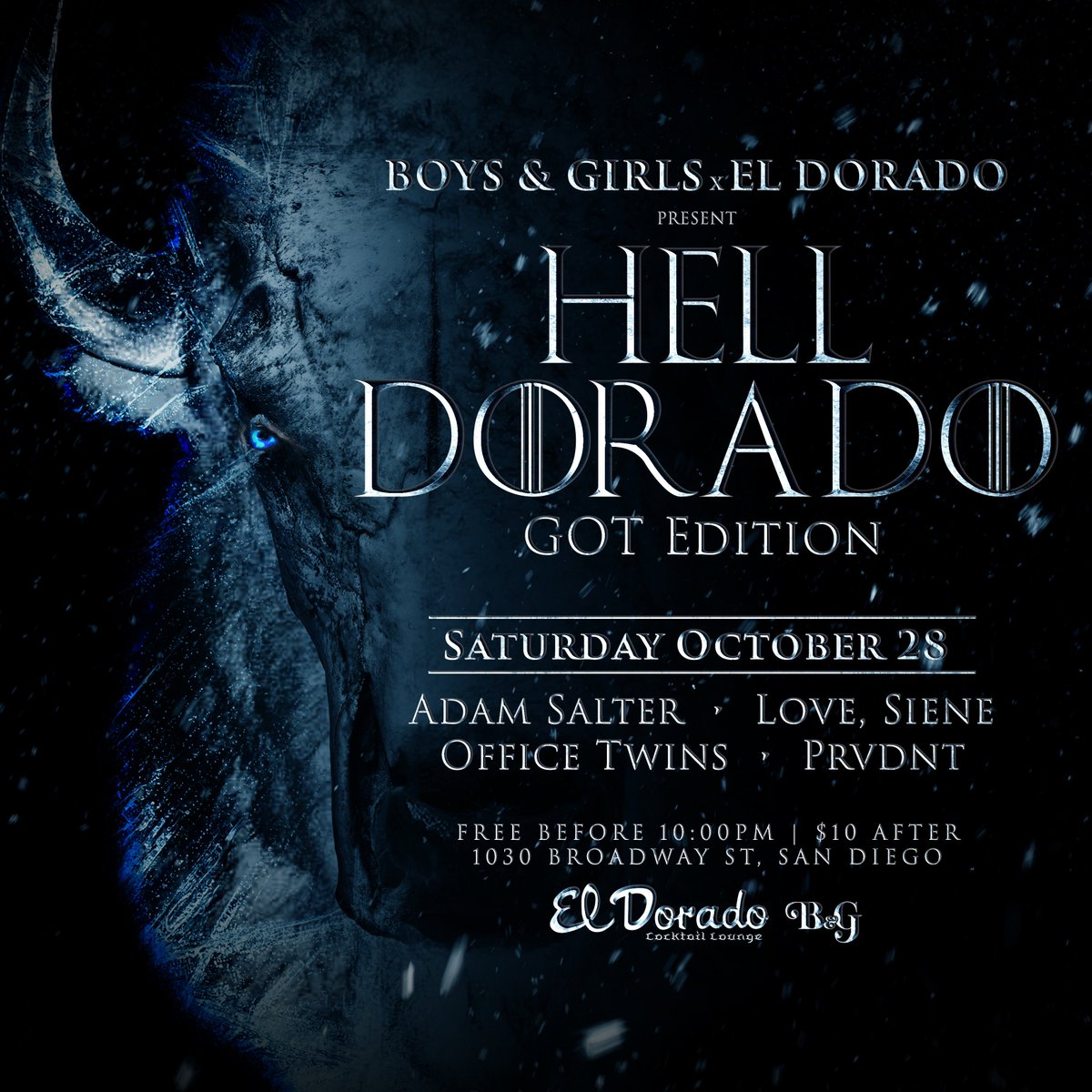 Hell Dorado Halloween party tomorrow San Diego. #GOT theme! #halloweensandiego