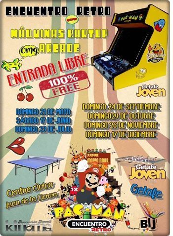getafejoven's tweet photo. Vuelve #BIJ17 con #TorneoFIFA #MachineDance y #RetroMáquinas. Domingo en Juan de la Cierva @AsociacinKinema @getafejoven https://t.co/pO8RFCXhP1