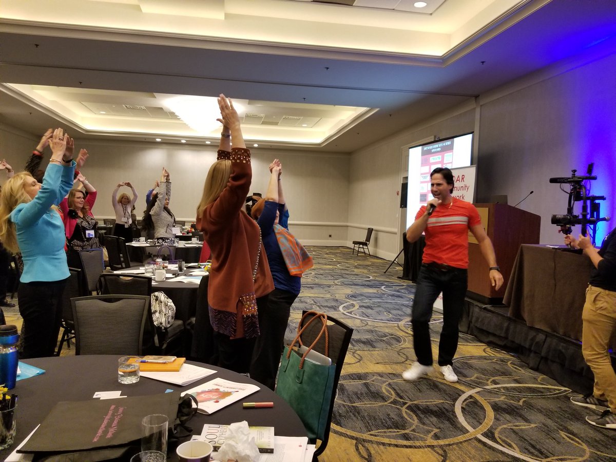 SuccessntheCity's tweet photo. Laurent Amzallag @YalawithLaurent has our bodies moving after lunch at #SCNSOARSUMMIT @SOARwithSCN https://t.co/7izyG1o3Tx