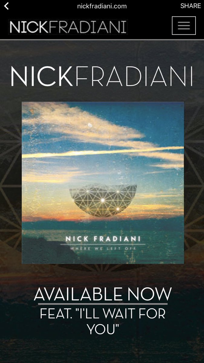SueMcCollum1's tweet photo. #FradianiFriday I feel like I just won the trifecta! @nickfradiani’s NEW EP on iTunes, Spotify & the physical CD will be delivered Monday🎉 https://t.co/FaUY3zYM6R