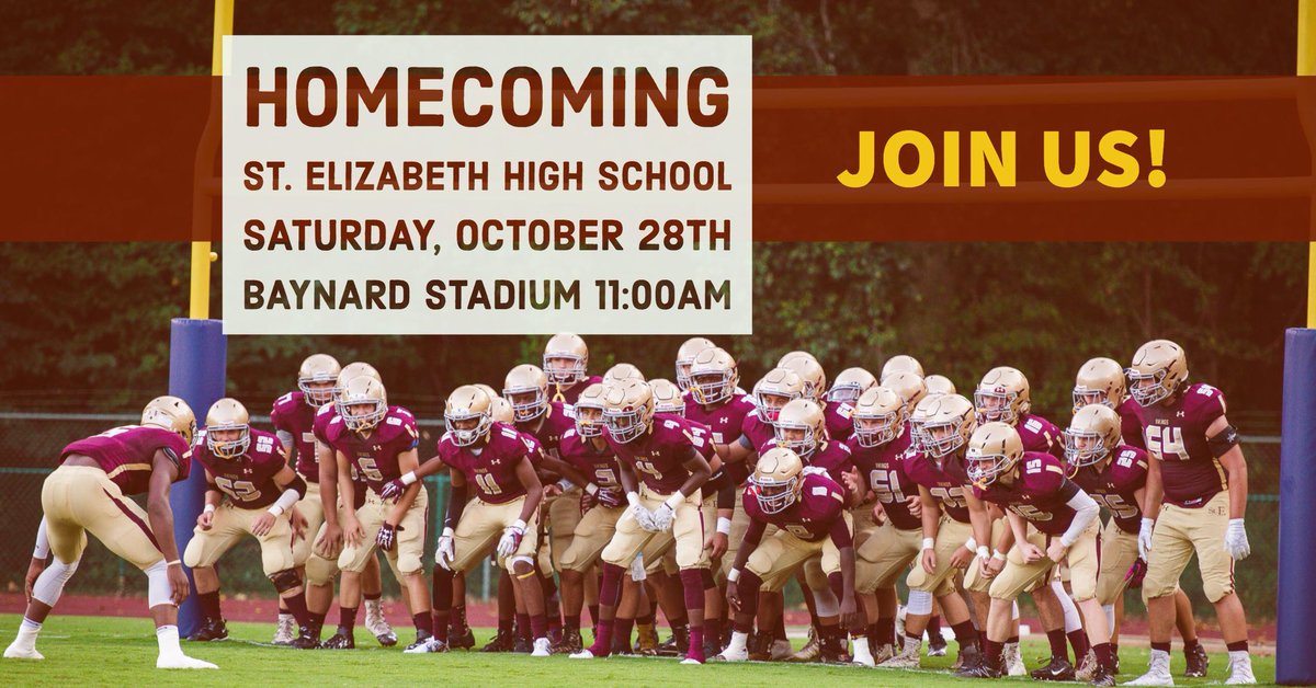 StE_Athletics's tweet photo. Letβs pack the stands with Maroon & Gold for Homecoming Weekend! #VKNation #SpiritWeek17 #HOCO https://t.co/J5uGToHfXC
