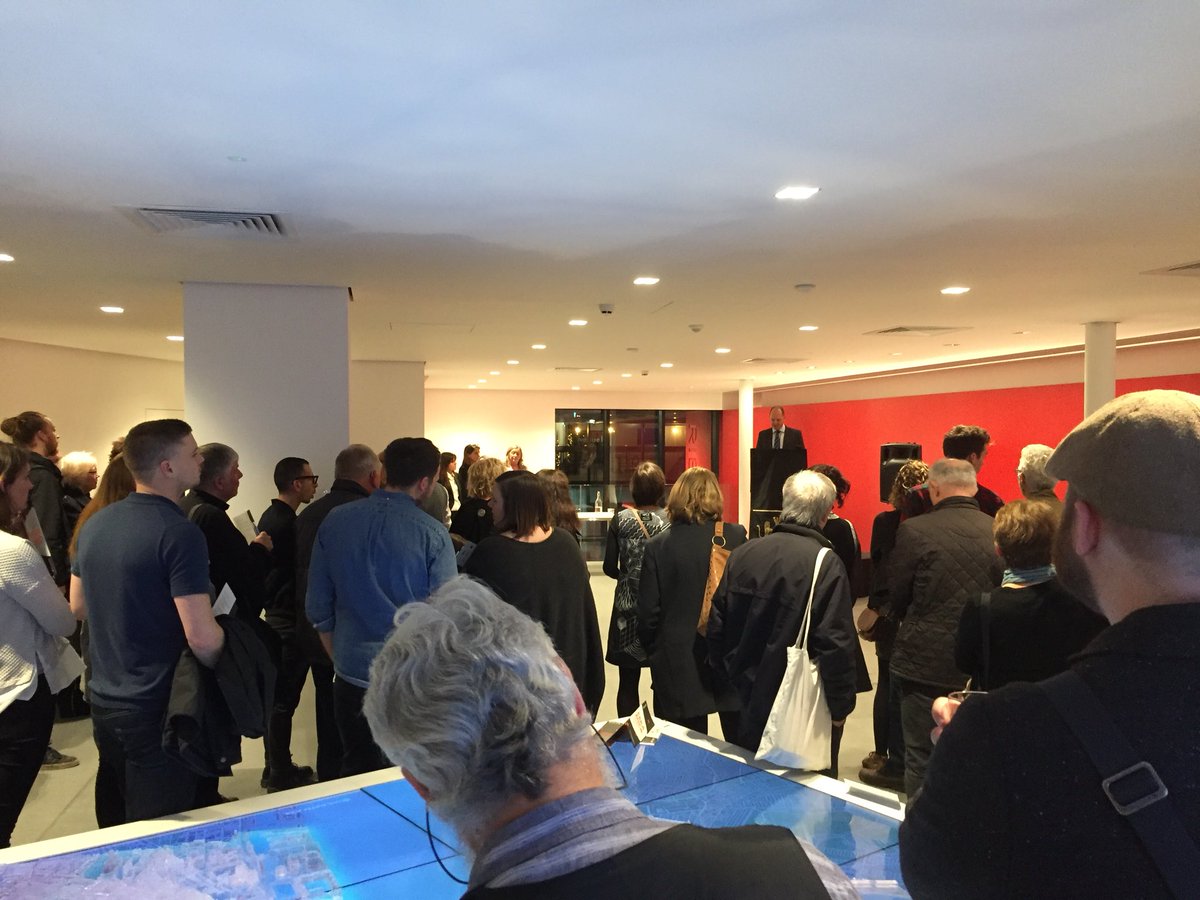Great to have <a href="/Alan_Vallance/">Alan Vallance (he/him)</a> talking at the #Ceramica opening night