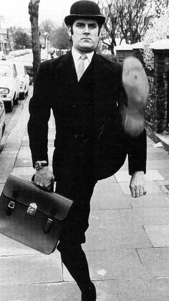 Happy Birthday to John Cleese who turns 78 today
Pictured here silly walking.... 