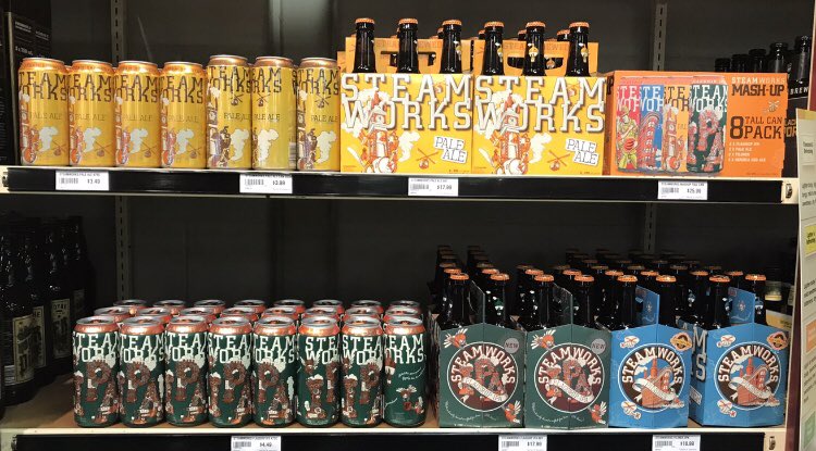 49thParallelYEG's tweet photo. Looking for great #WeekendBeer? @steamworksbeer #FlagshipIPA -Best in show winner #MixerForTheWeekend #BCBeer In Alberta #YEGBEER https://t.co/Zy1ksFUldZ