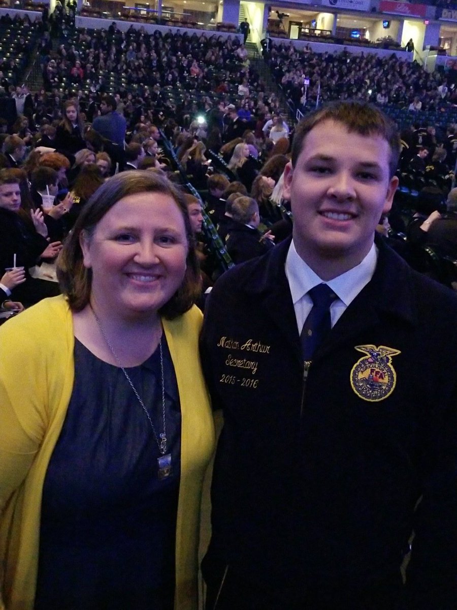 kvandewalle's tweet photo. Awaiting results to see if this guy is the national finalist in dairy production entre. @nate2148 @NationalFFA #ICanWeWillFFA #sessionsix https://t.co/GaANUyw2v9