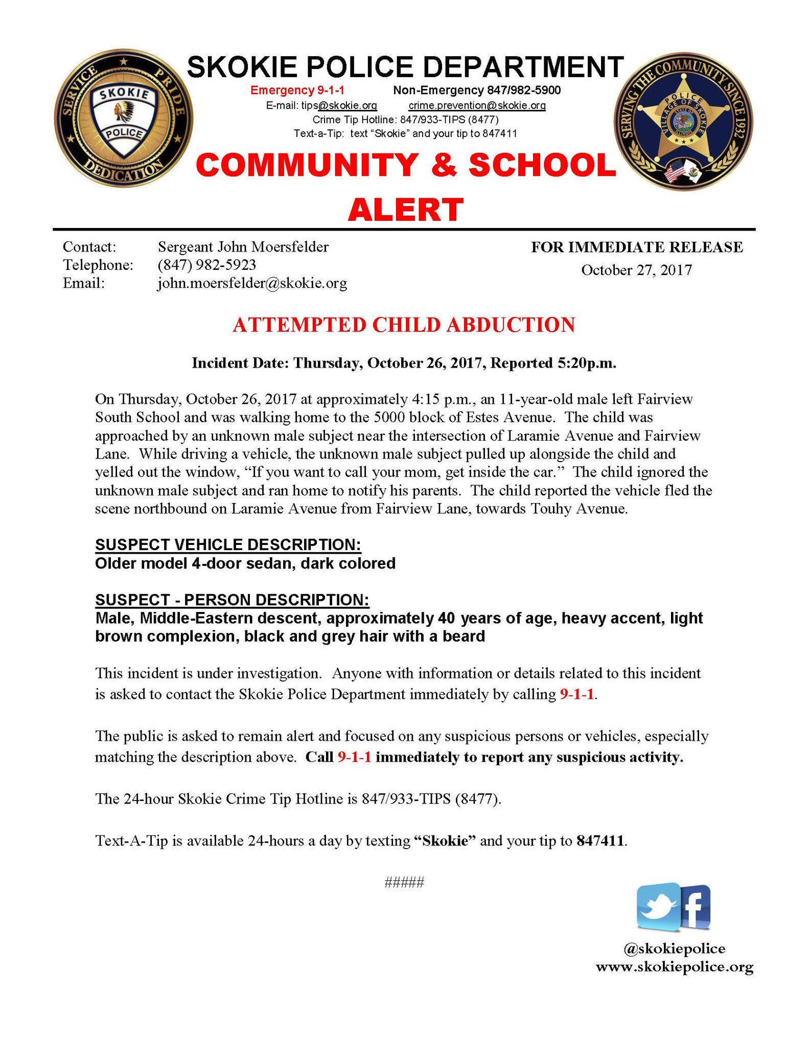 Skokie Non Emergency Policemanage Page - p6tel49
