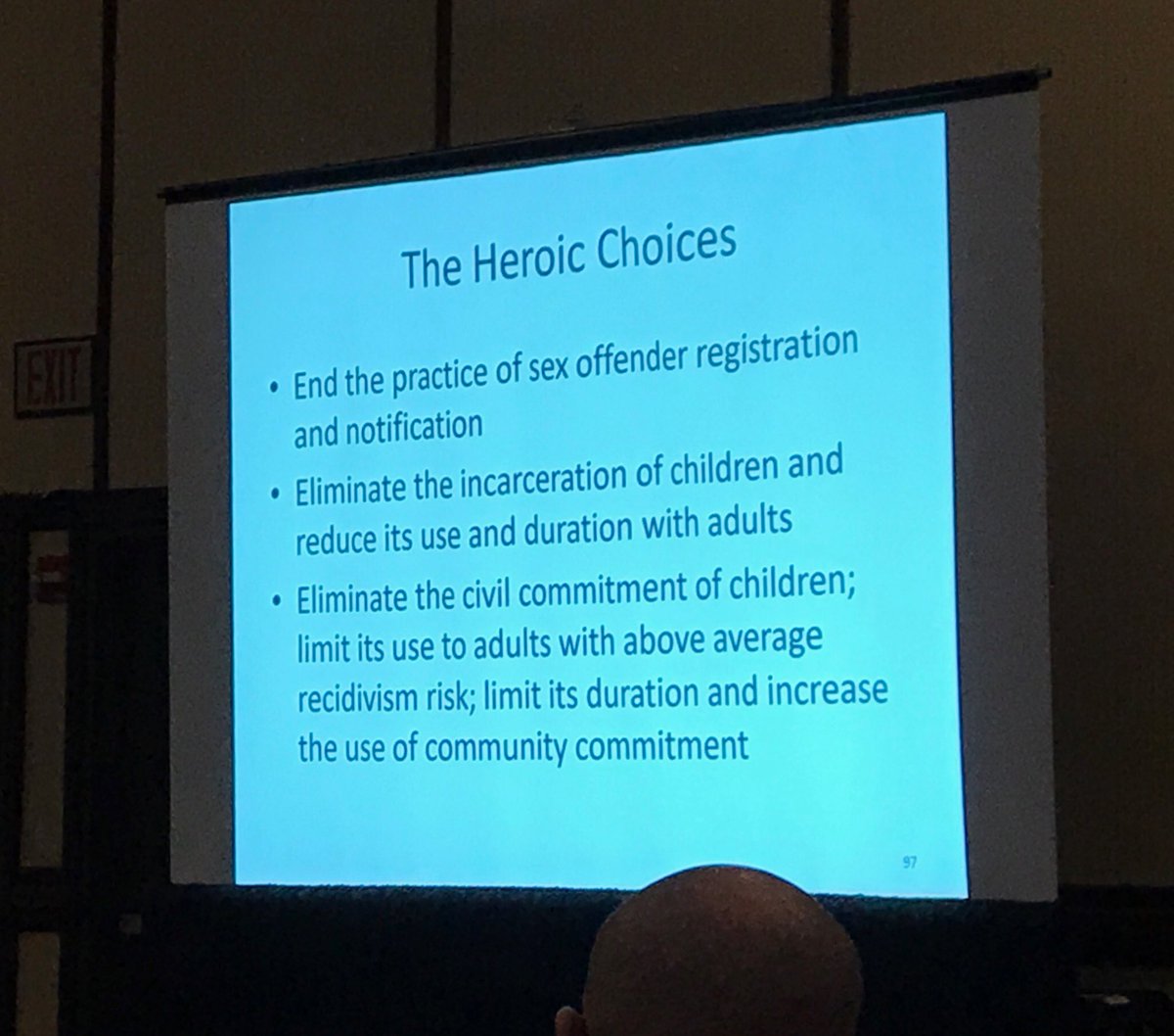 clzabara's tweet photo. We can make the heroic choices says Dr. Elizabeth Letournea @eletourn @makesocietysafe #ATSA2017. She’s right and it’s the right thing to do https://t.co/ga6vchxFNq