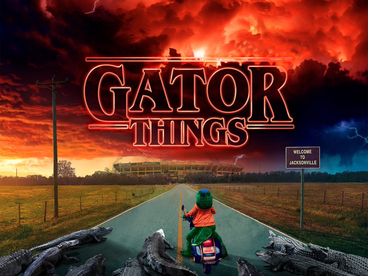 UF's tweet photo. Time to turn things Upside Down. #StrangerThings https://t.co/QEJzIg3BKS