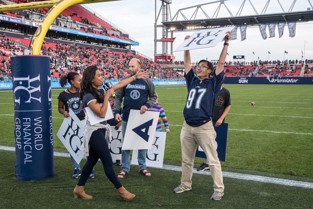 therealwfg's tweet photo. Some pics from Game Day last Saturday! See our album on flickr: https://t.co/Andd7XufbC @TorontoArgos #WFGGameOn #WFG https://t.co/pQkC6agnLO