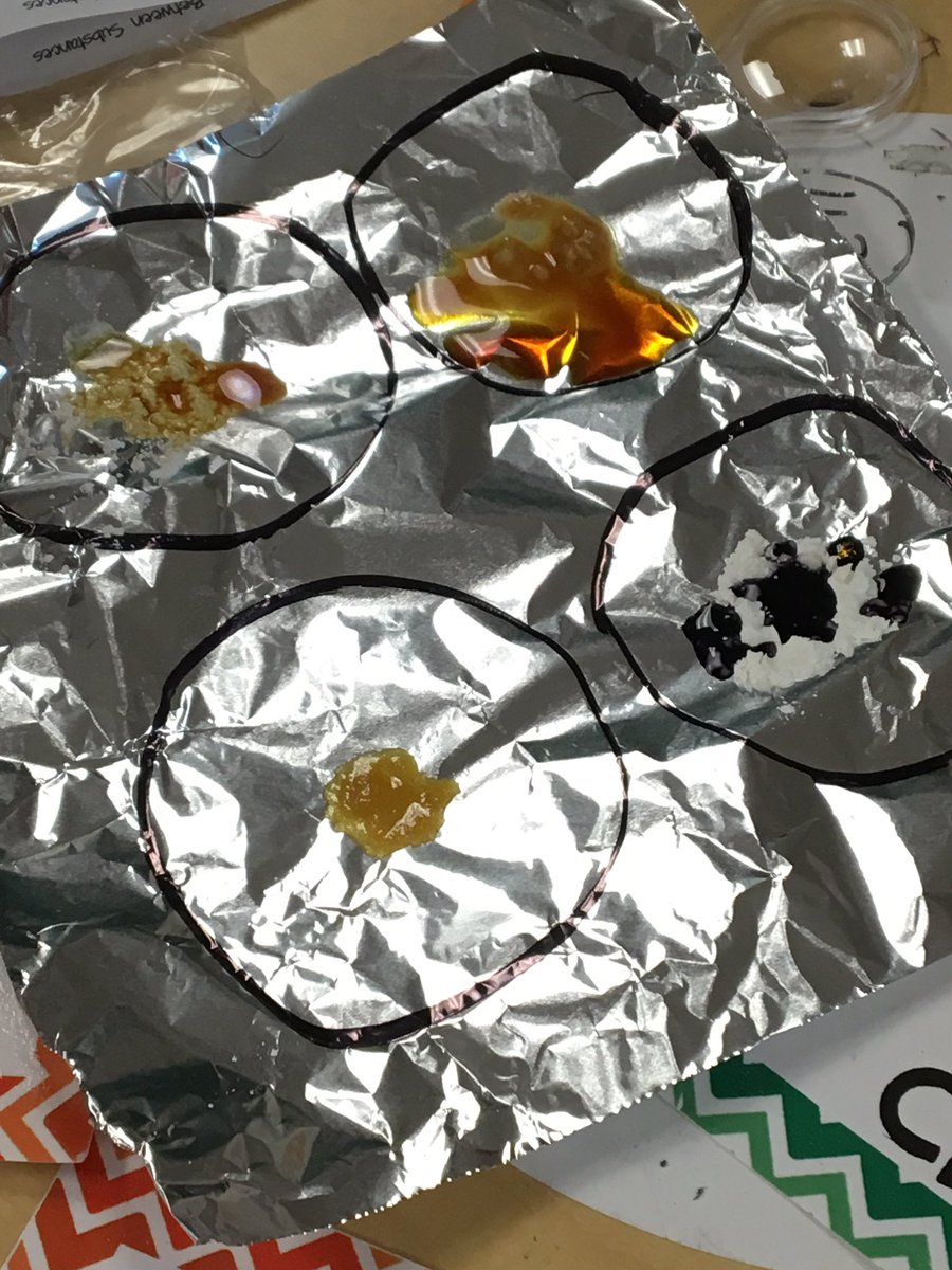 kelly_winovich's tweet photo. Observing chemical reactions to determine properties of substances. #futureforensicscientists https://t.co/637WtoG9ms