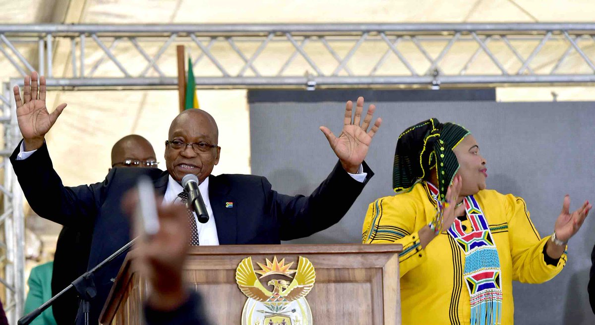 PresidencyZA's tweet photo. President Jacob Zuma addressing the OR Tambo National Celebrations held in Mbizana, Eastern Cape https://t.co/FBzJDEFmmI