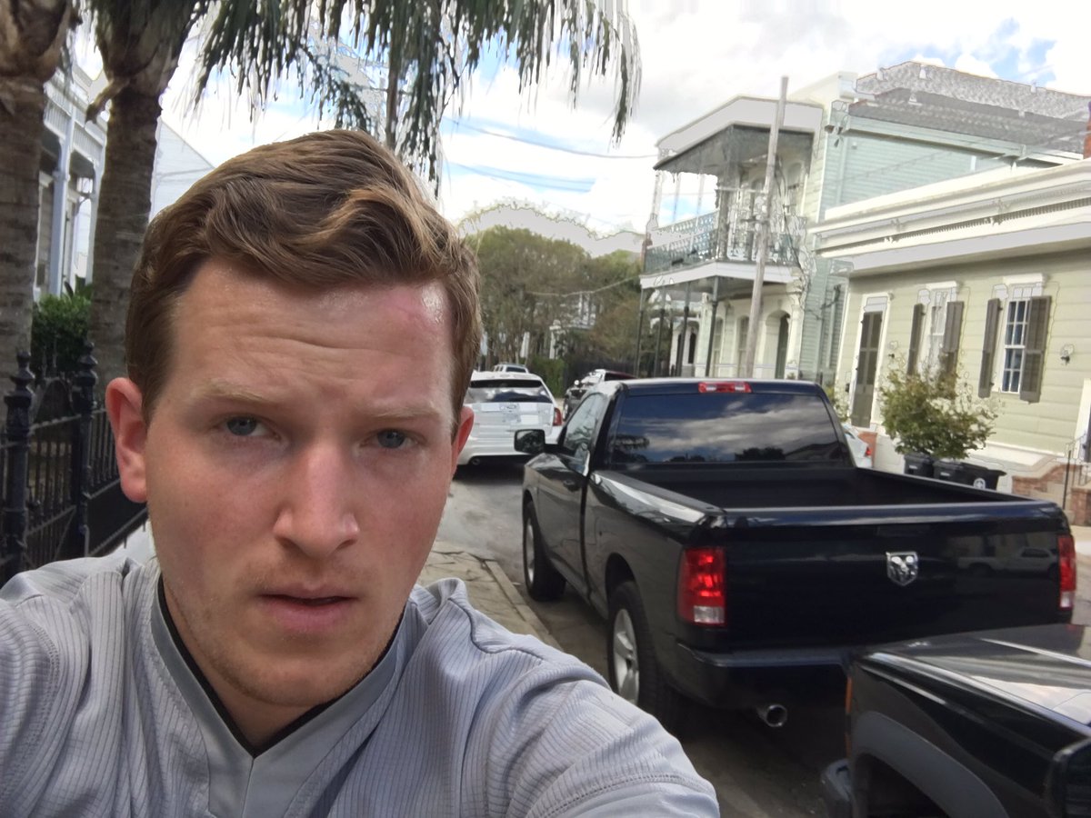 Exhausted picture of me running through New Orleans, LA 