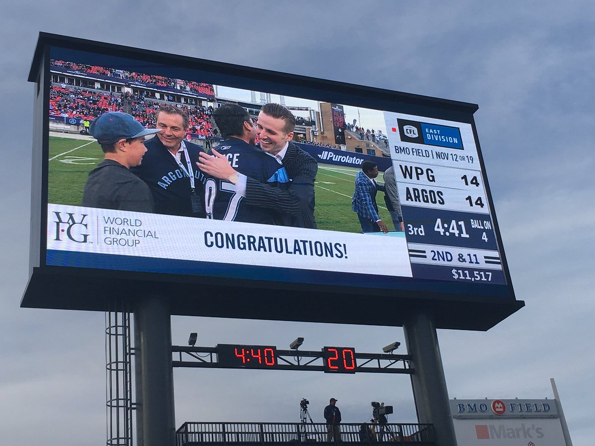 therealwfg's tweet photo. Some pics from Game Day last Saturday! See our album on flickr: https://t.co/Andd7XufbC @TorontoArgos #WFGGameOn #WFG https://t.co/pQkC6agnLO