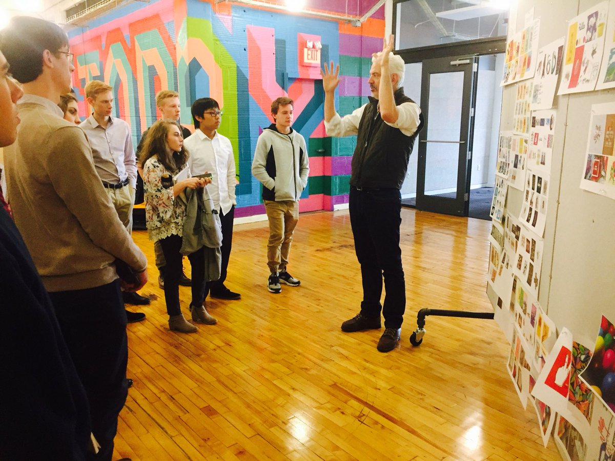 TonkaVantage's tweet photo. Ed Bennett of Ten Thousand Design sharing about the strategy, ideation and mood boards involved with an upcoming in-store campaign. https://t.co/bVU2EhSvAI