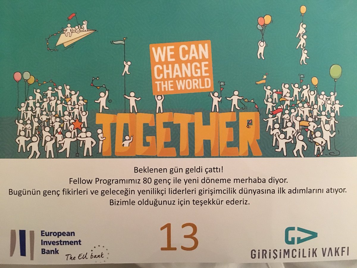 Iki gundur Turkiye’nin en parlak, en ilham veren gencleri ile muhtesem bir deneyim daha yasadik. Iyi ki varsiniz fellowlar!  #fellow2017