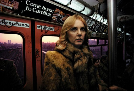 ICPhotog's tweet photo. In the 1980s, @MagnumPhotos photog Bruce Davidson beautifully photographed the NYC subway. Wow, it was different then! #FlashbackFriday https://t.co/CrYm6dk1Yu