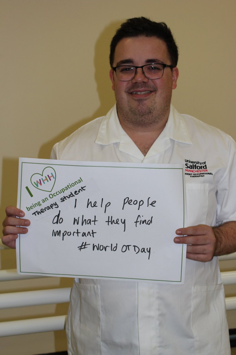 Finally to end the day we have Tom Shaw who works in our Occupational Therapy Team.Happy World Occupational Therapy Day! #worldotday #otvx17