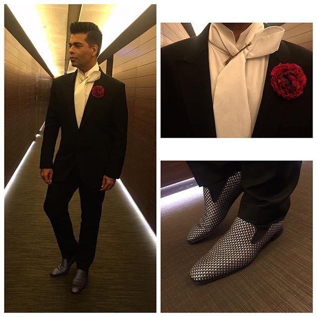 zohair__irfan's tweet photo. #AlwaysDapper #KaranJohar in #Dubai for #2point0AudioLAUNCH 🎼 in #CustomSuit  #shirt @burberry @karanjohar #Bollywood https://t.co/ZUw8UGNJdv