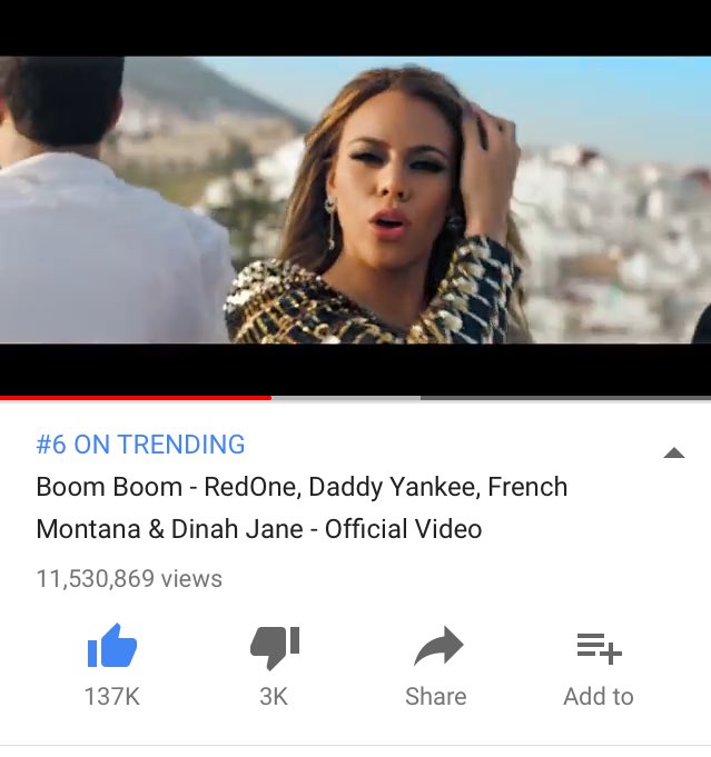DJHansenUpdates's tweet image. 11.5 million 😍 Keep streaming #BoomBoom 😘 #BoomBoomMusicVideo