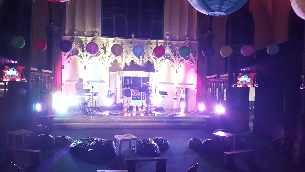 liveatstmarks's tweet photo. Sound check with @DaddyAbeUK! Whose ready for tomorrow? #leeds #musicfestival https://t.co/k9EBkqo7FQ