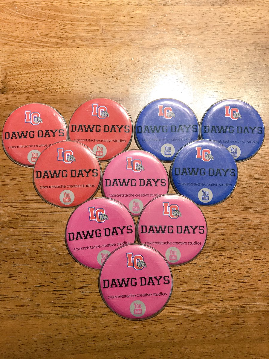 SecretStacheCS's tweet photo. We will be giving away these special “Dawg Days” Pins to the first 10 fans to find us at the game this evening! https://t.co/KoYPZs0JXB