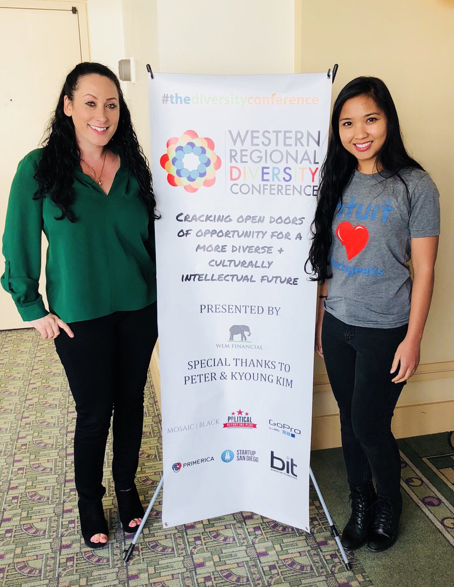 Kimbra727's tweet photo. Great speaking on behalf of @Intuit  #TWI at @thediversitycon with @CareerCourtney @GDISD @Qualcomm @GirlsInTechSD @CONNECTinSD #IntuitLife https://t.co/Xa0s374lQe