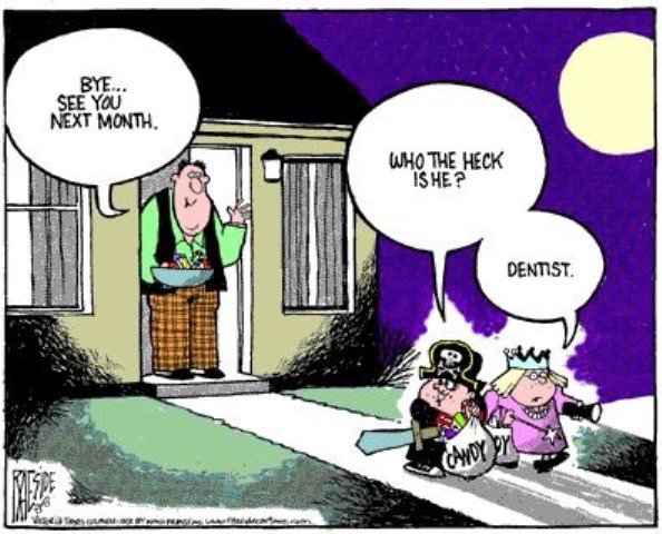 dentistryatten's tweet photo. Halloween is just around the corner and what better way to celebrate than with a healthy smile! #Halloween #OralHealth #DentalHumor https://t.co/7C9gtFVNhS