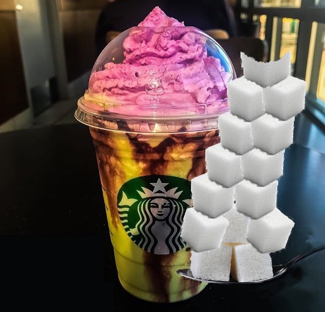 PhilDerkson_MD's tweet photo. Now this is spooky scary, all 13.5 tsps of it #ZombieFrappuccino #sugarzombies #toomuchsugar https://t.co/Se75Ut38cQ