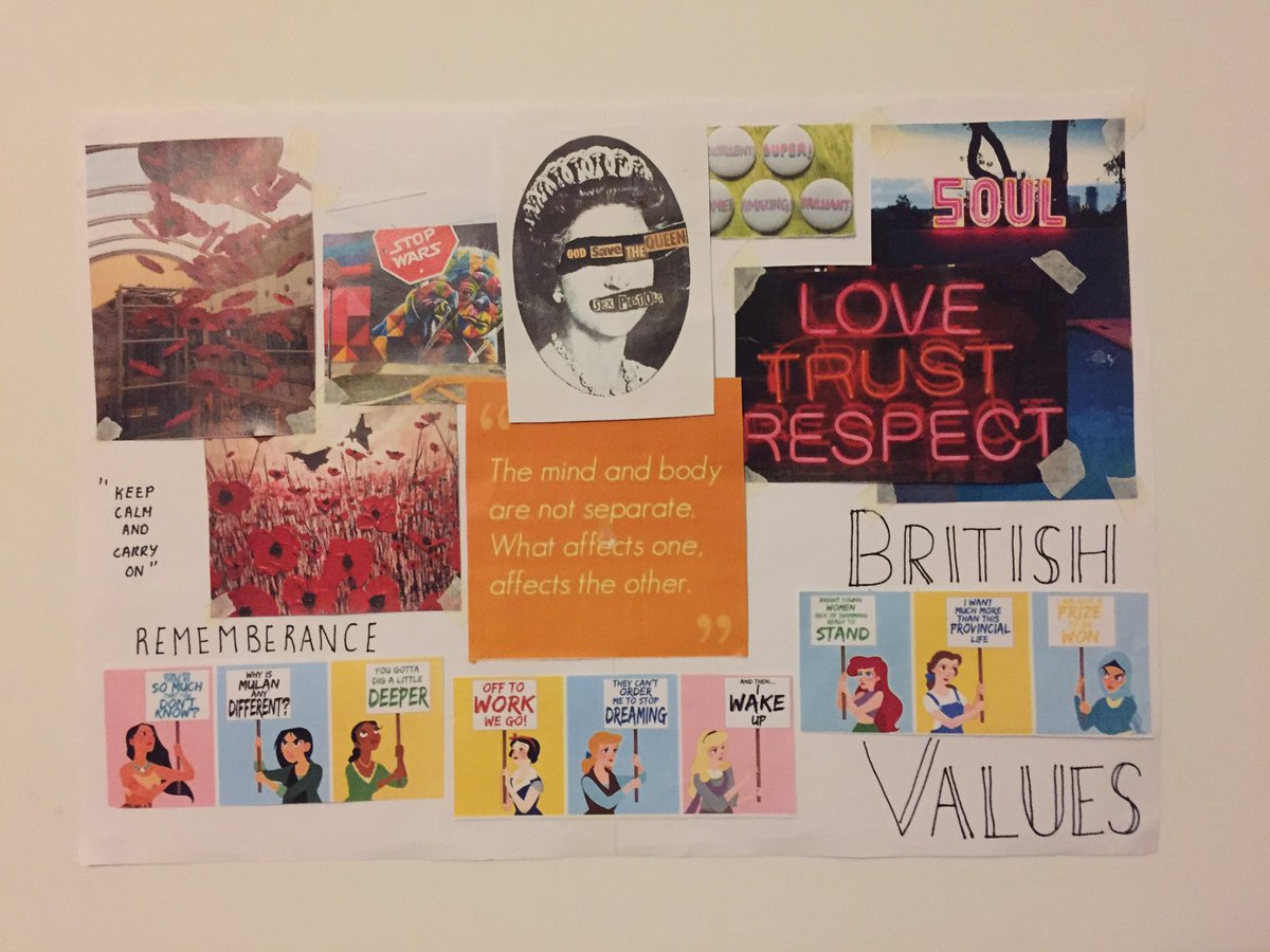mathuxart's tweet photo. British Values Mood Board #FEBritishValues17 https://t.co/pg6eUcfBgK