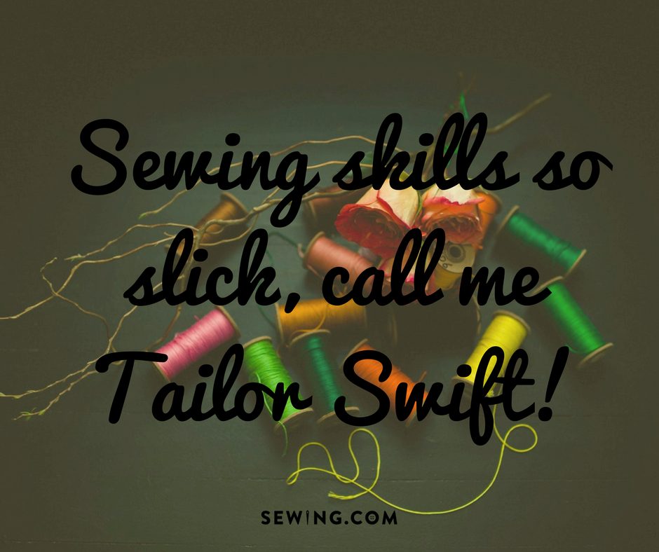 Sewingdotcom's tweet photo. Before you get to be TAILOR SWIFT, you need to master the basics: https://t.co/51i0ofatBI https://t.co/FeH3pzbiJ9